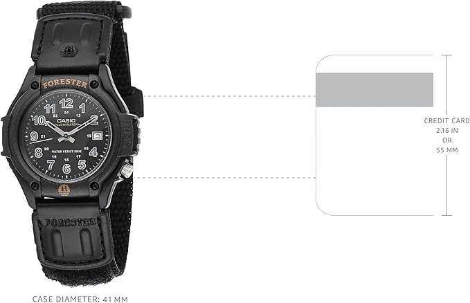 Men's Analog Sport Watch - 100M Water Resistant with LED Light & Date