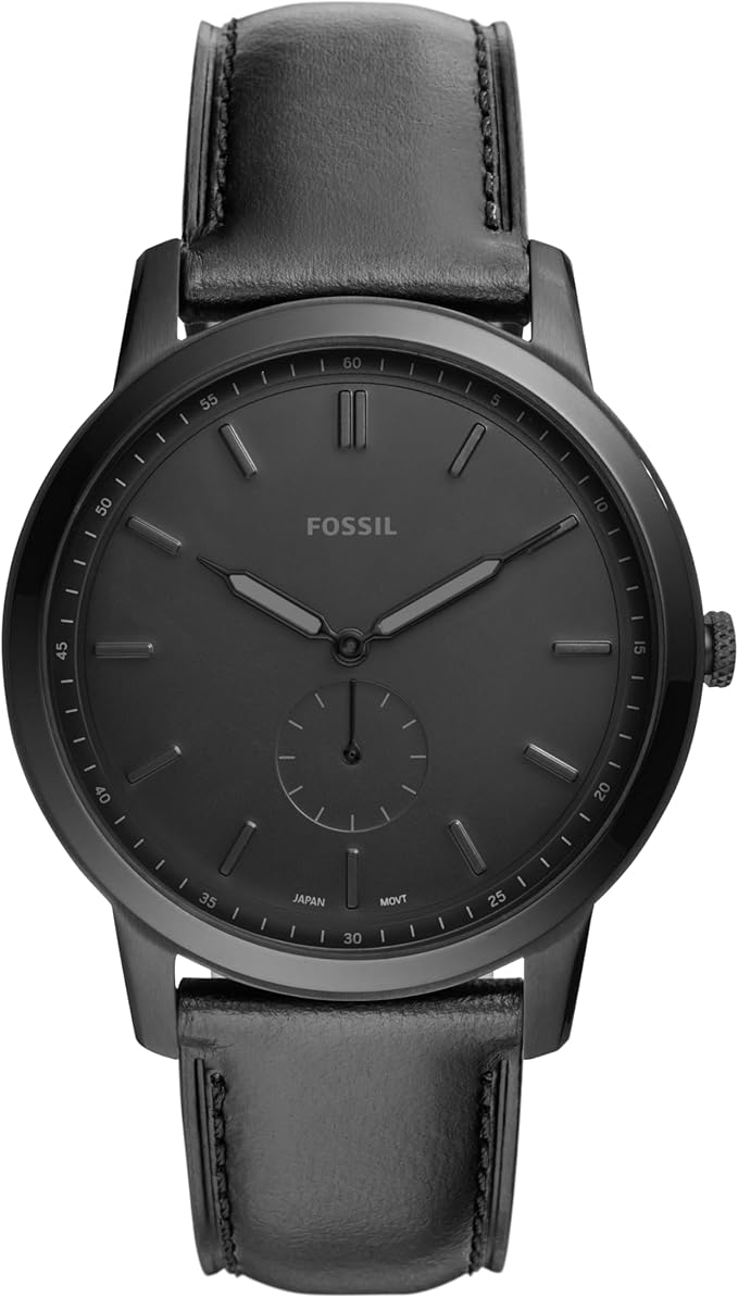 Men's Minimalist Stainless Steel Three-Hand Quartz Watch